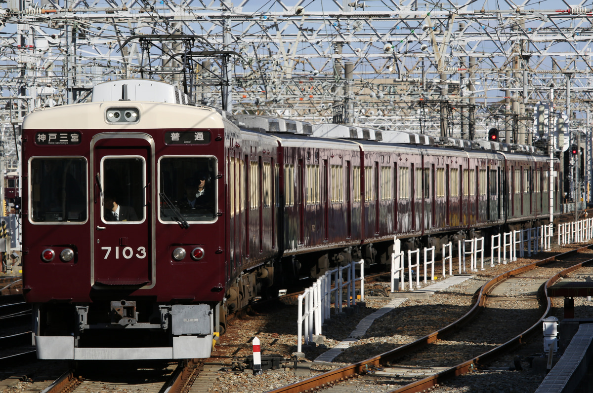 阪急電鉄 西宮車庫 7000系 7003F