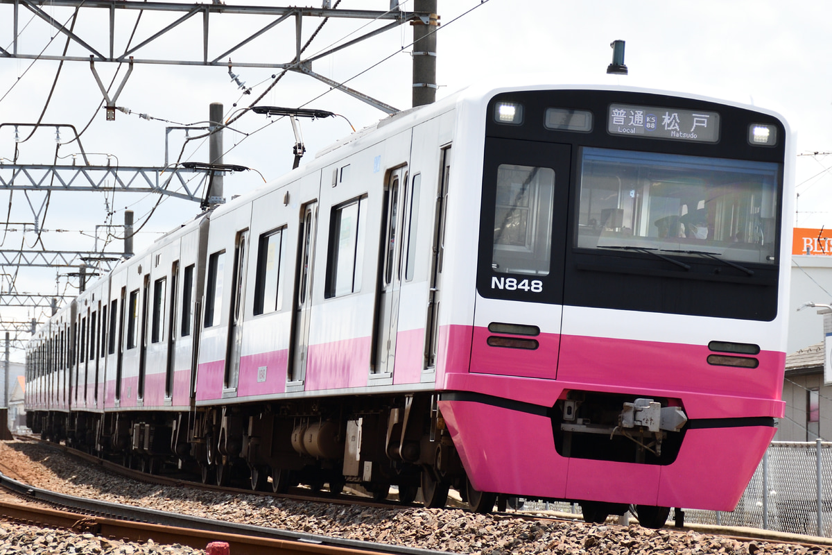 京成電鉄 くぬぎ山車両基地 N800形 N848F