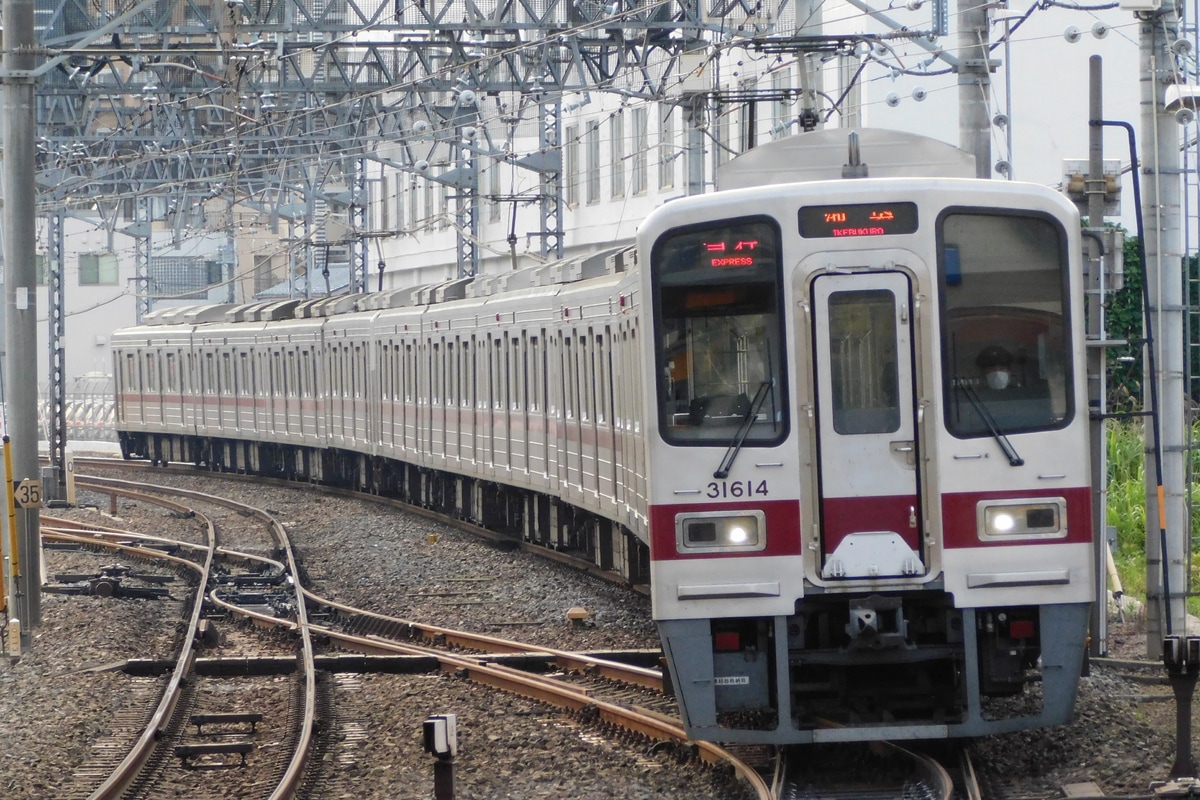 東武鉄道 森林公園検修区 30000系 31614F