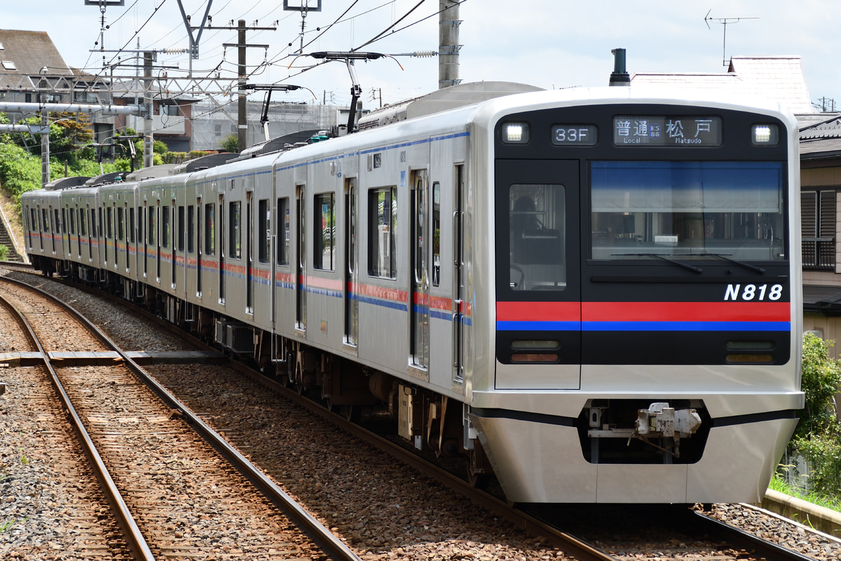 京成電鉄 くぬぎ山車両基地 N800形 N818F
