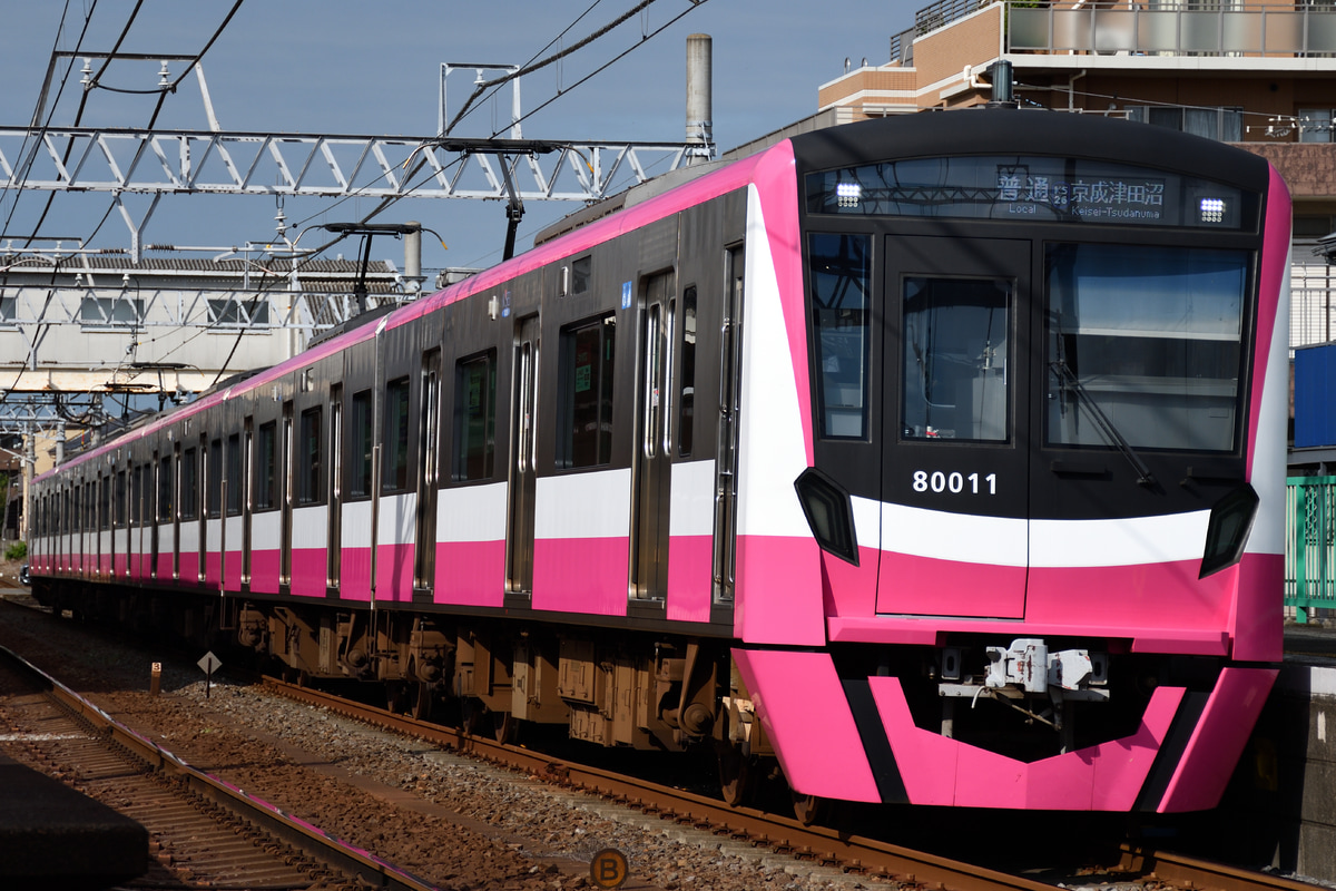 京成電鉄 くぬぎ山車両基地 80000形 80016F