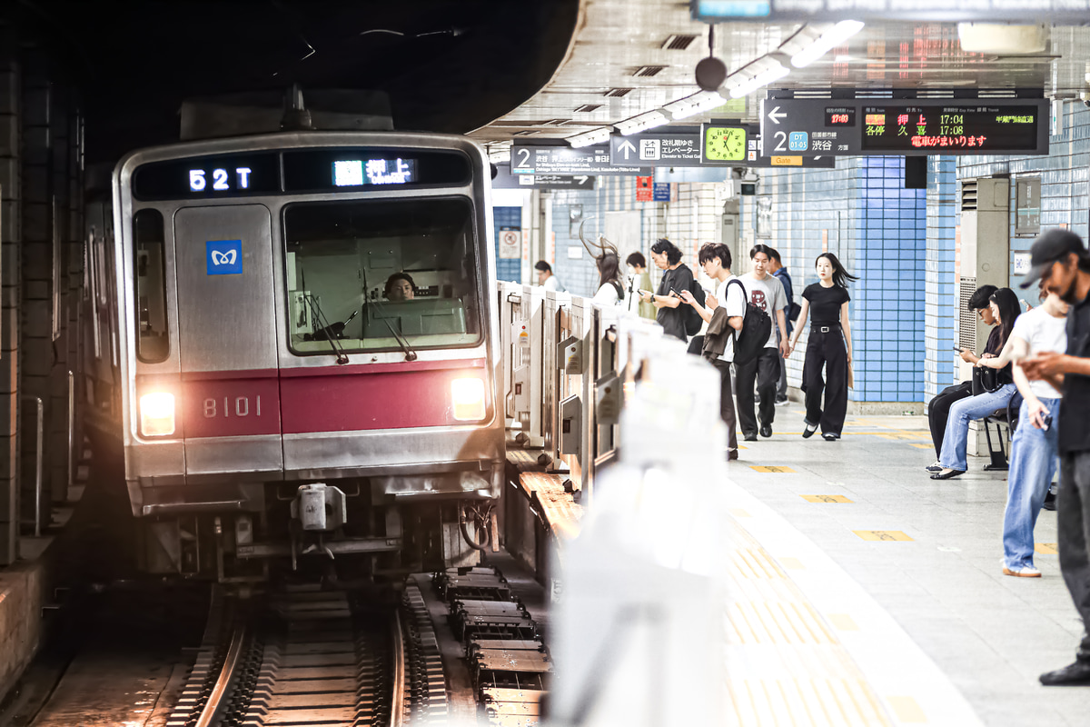 東京メトロ 鷺沼検車区 8000系 8101F