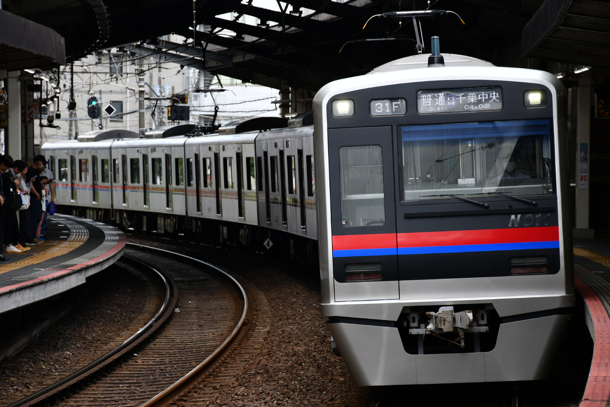 京成電鉄 くぬぎ山車両基地 N800形 N818F