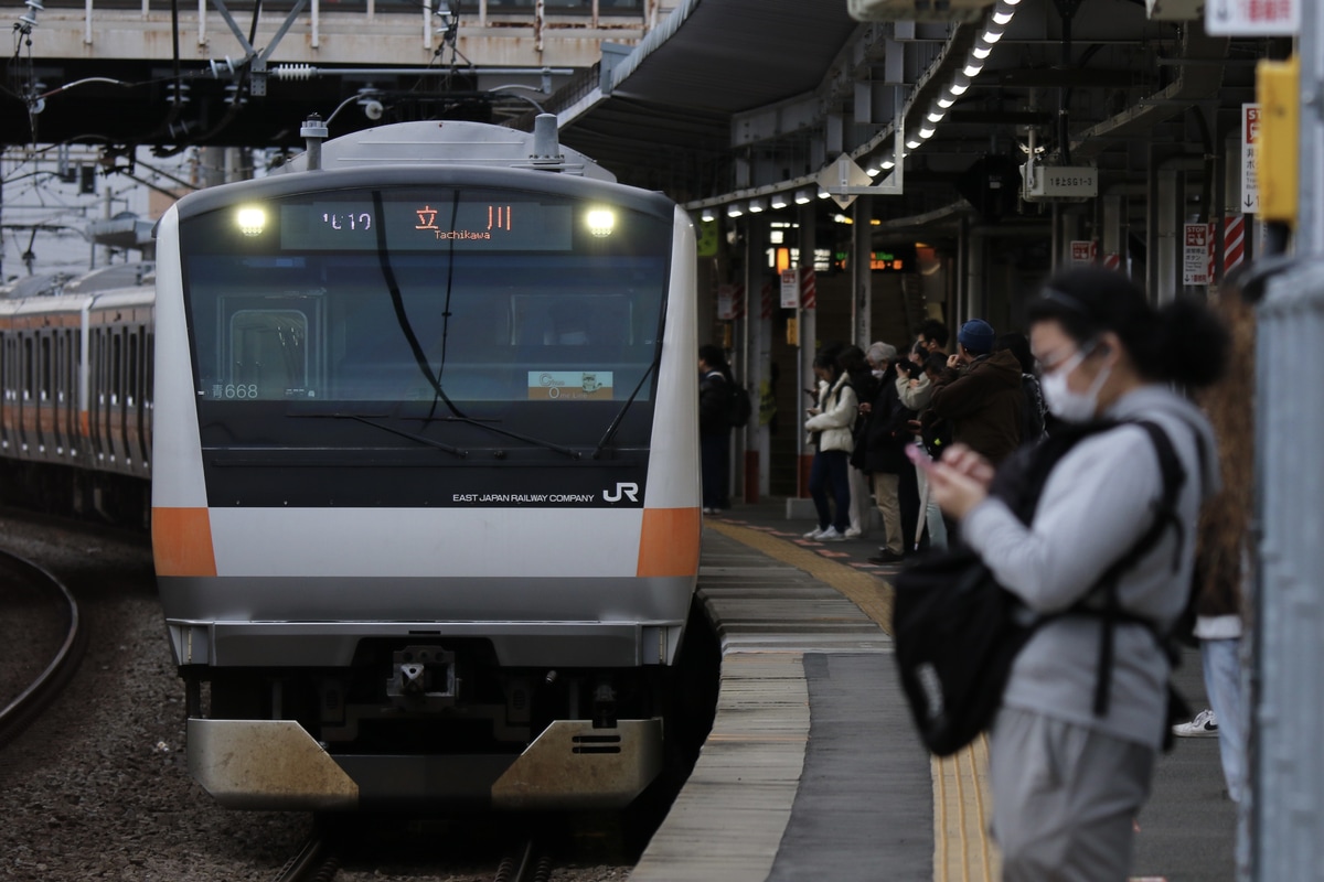 JR東日本 豊田車両センター本区 E233系 トタ青668編成