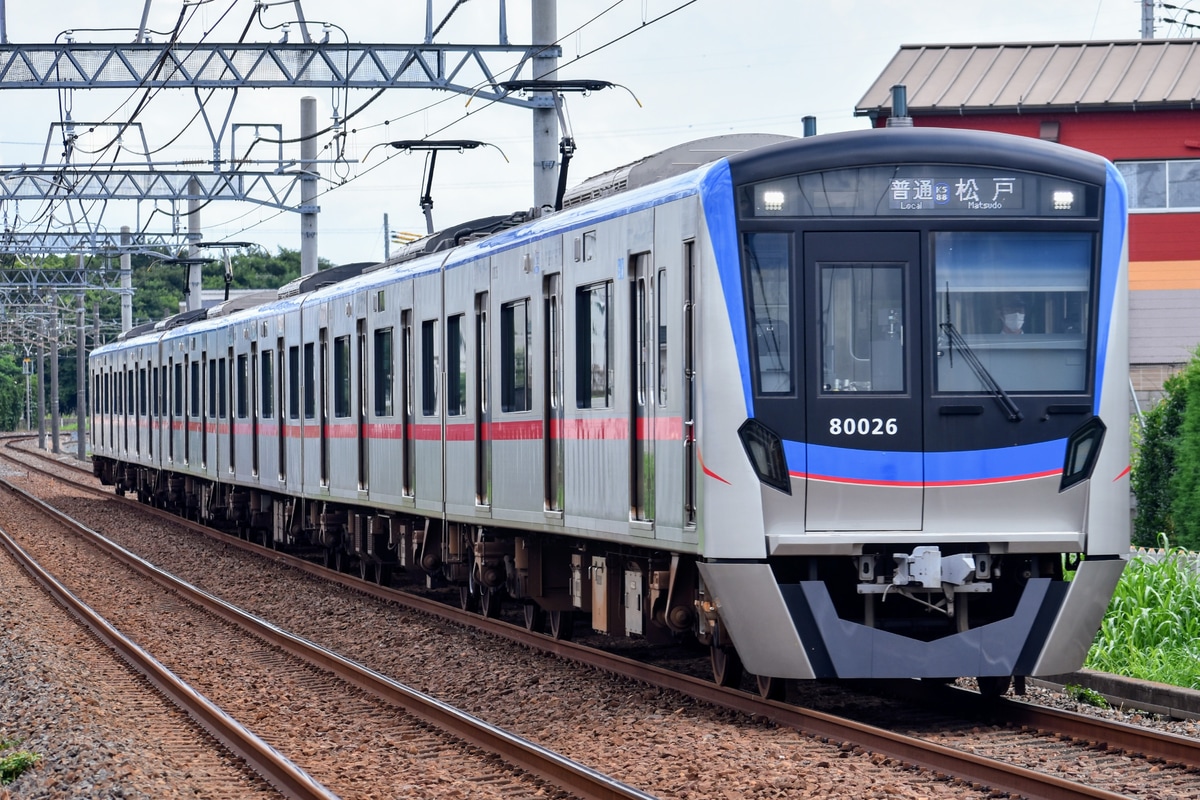 京成電鉄 くぬぎ山車両基地 80000形 80026F