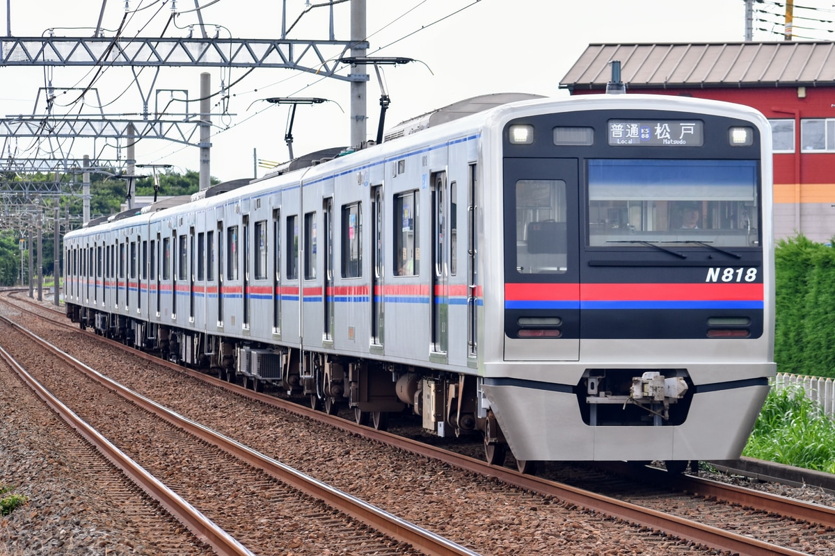 京成電鉄 くぬぎ山車両基地 N800形 N818F