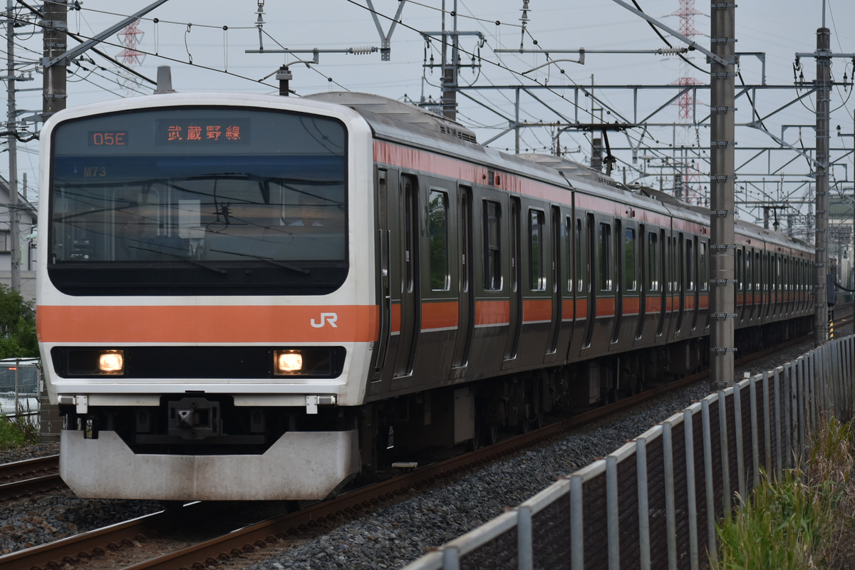 JR東日本 京葉車両センター 209系 M73編成