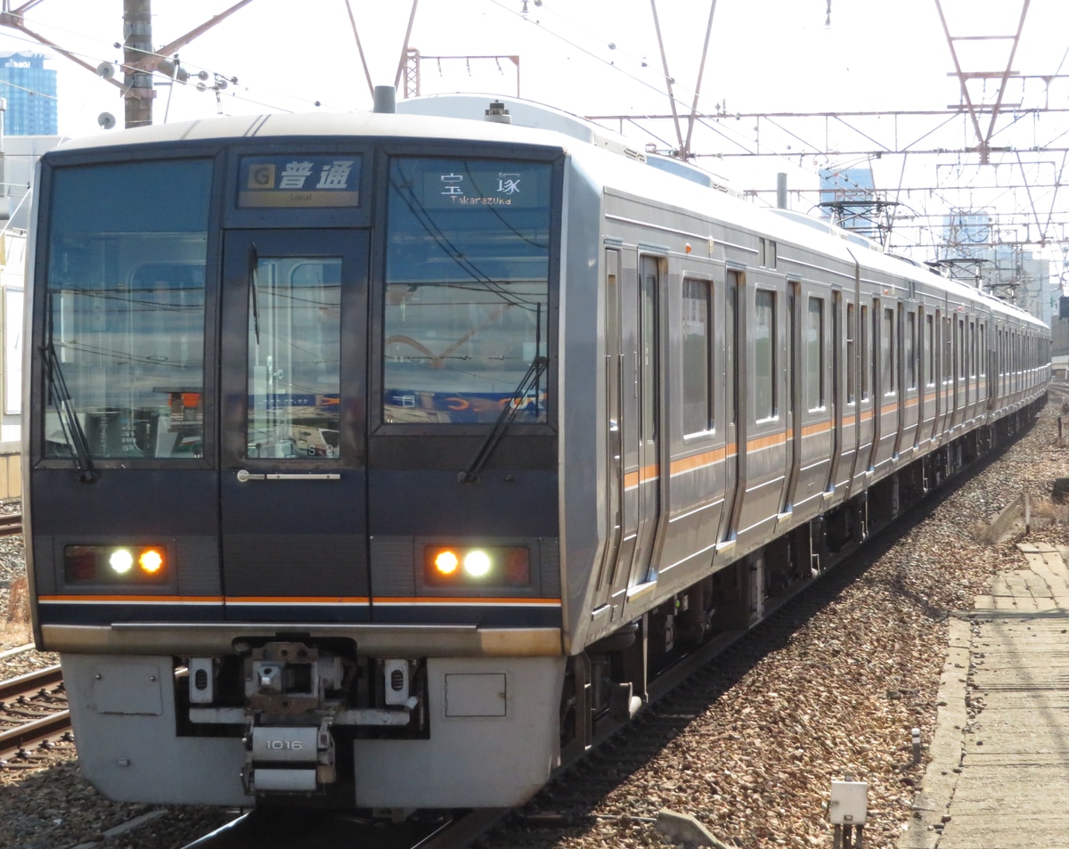 JR西日本 網干総合車両所明石支所 207系 アカS2編成