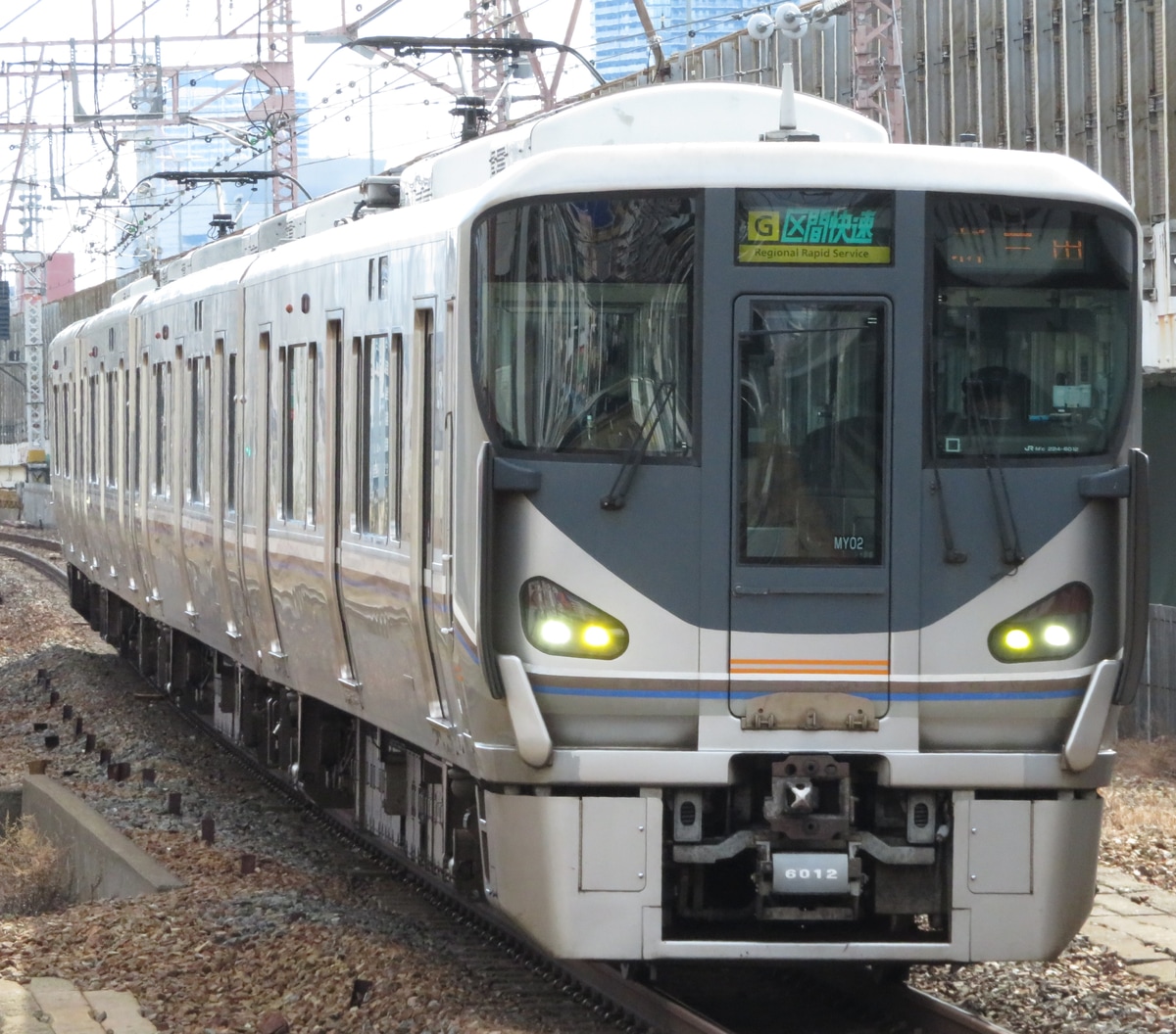 JR西日本 網干総合車両所宮原支所 225系 MY02編成