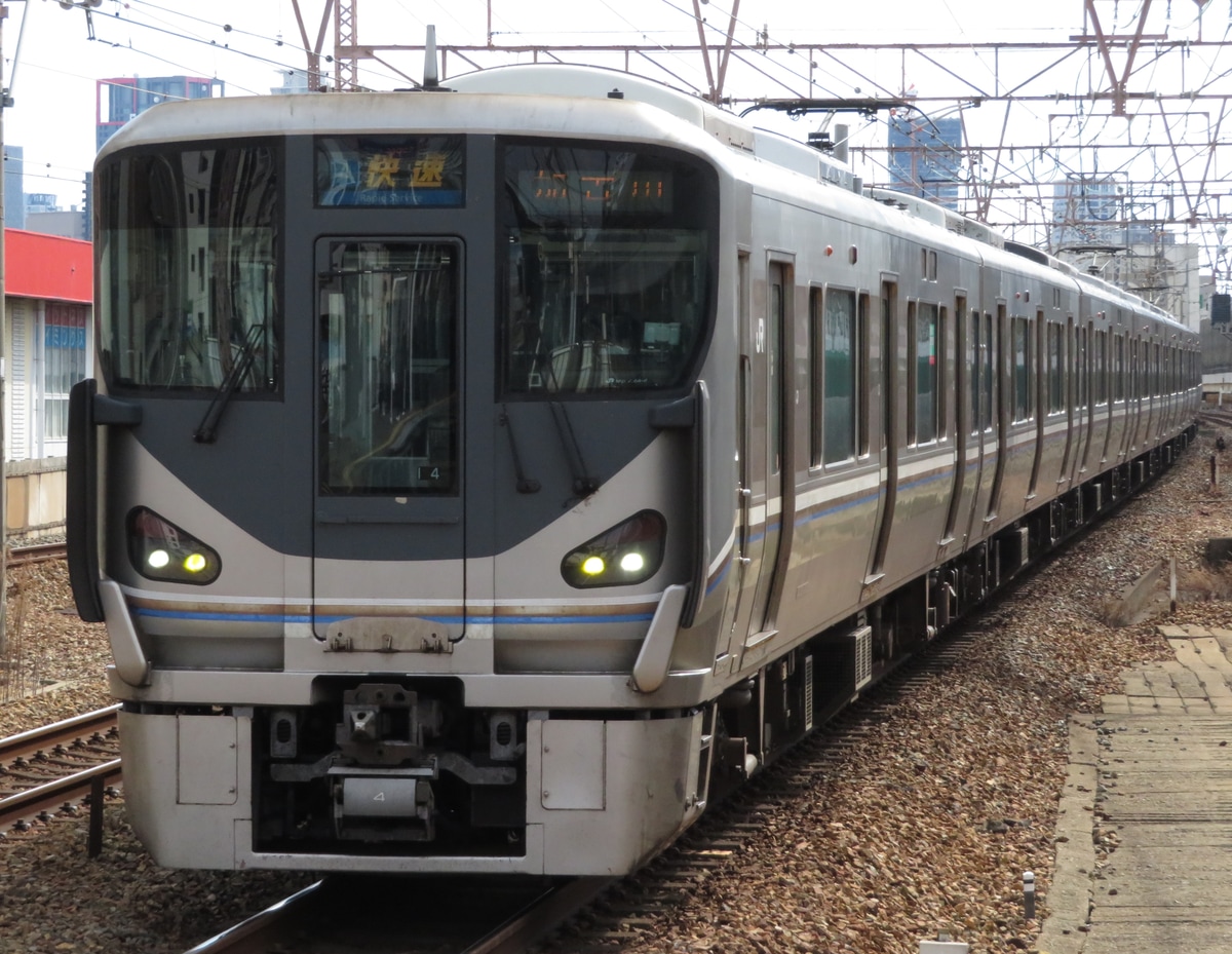 JR西日本 網干総合車両所本所 225系 ホシI4編成