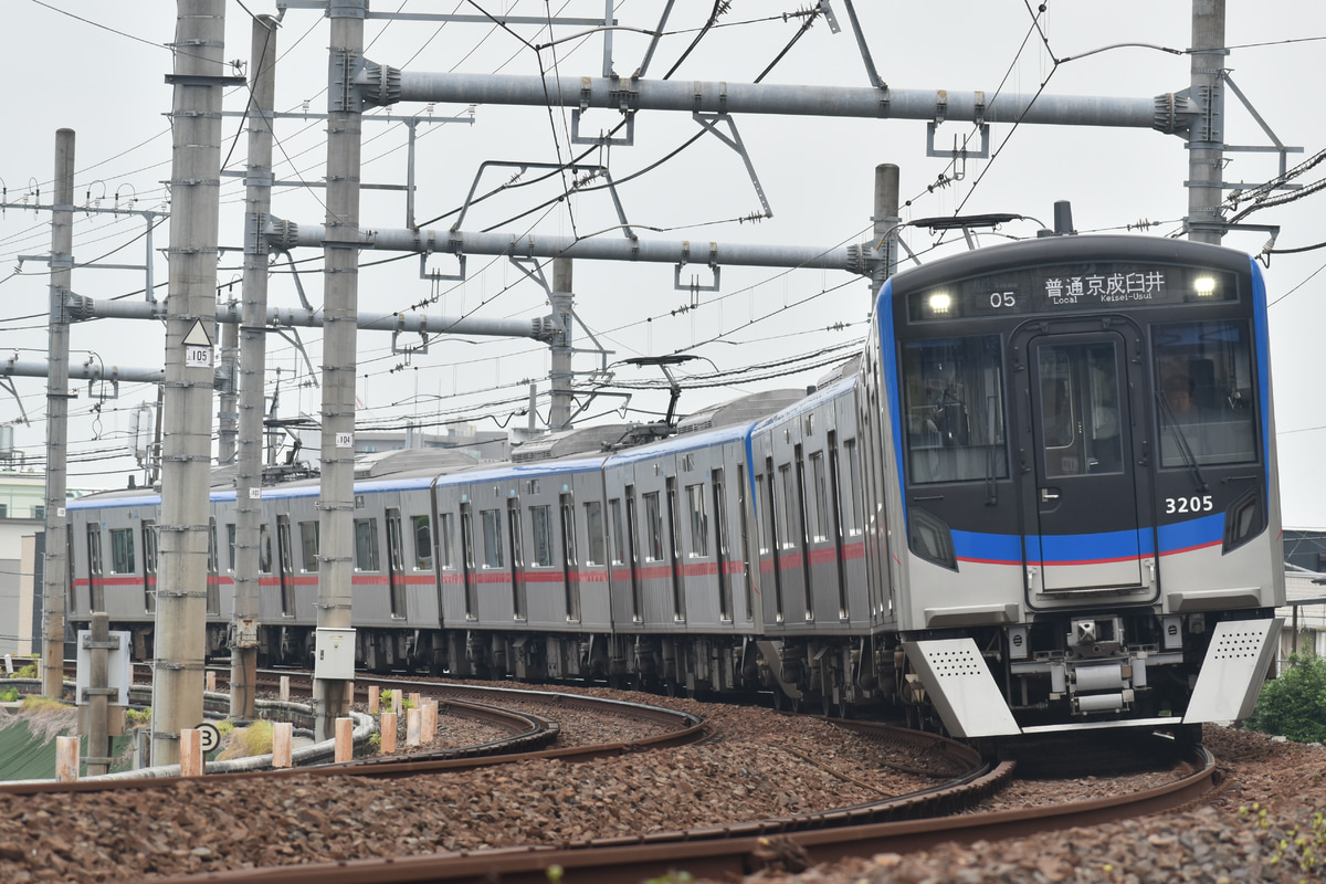 京成電鉄 宗吾車両基地 3200形 3204F