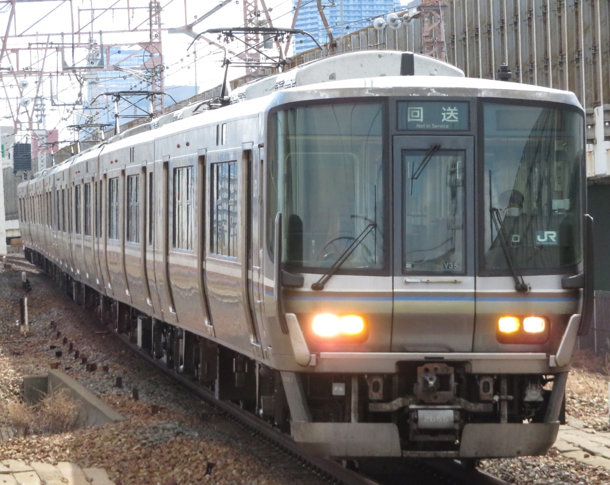 JR西日本 網干総合車両所本所 223系 ホシV35編成