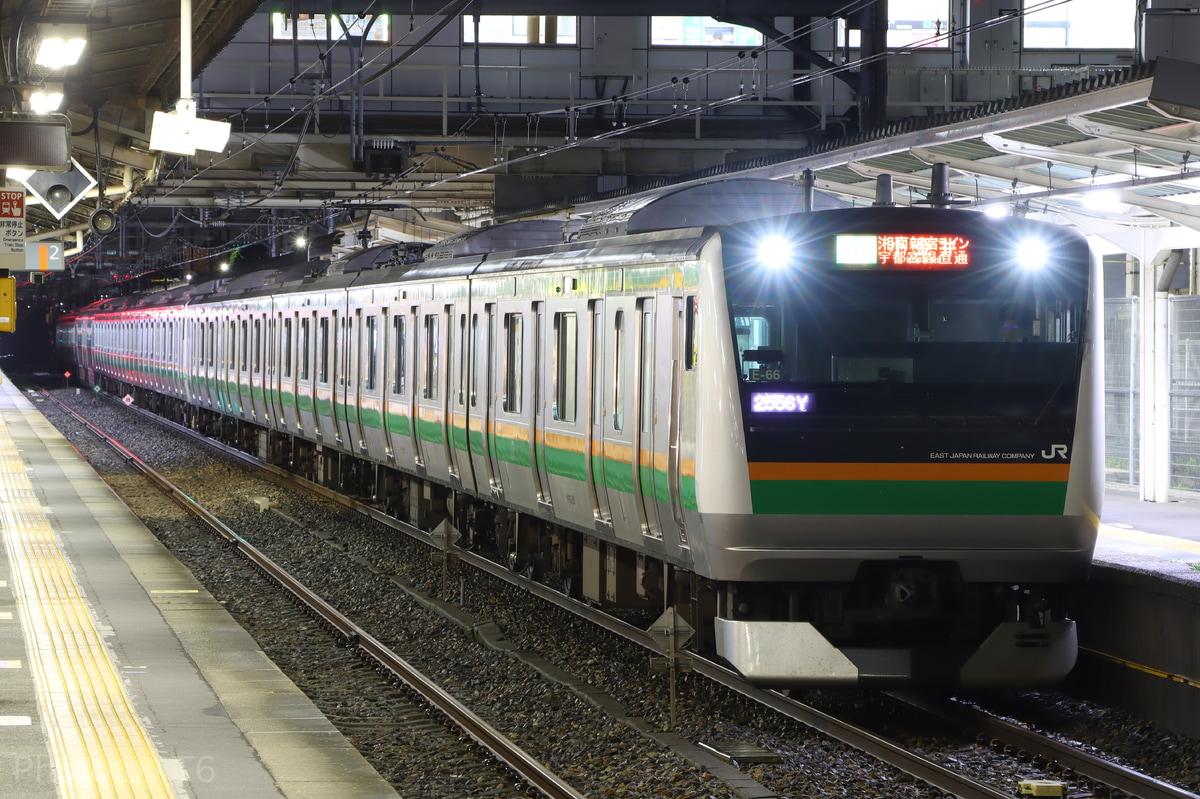 JR東日本 国府津車両センター E233系 コツE-66編成