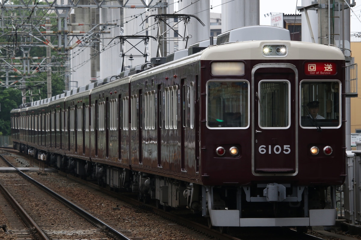 阪急電鉄 平井車庫 6000系 6005F