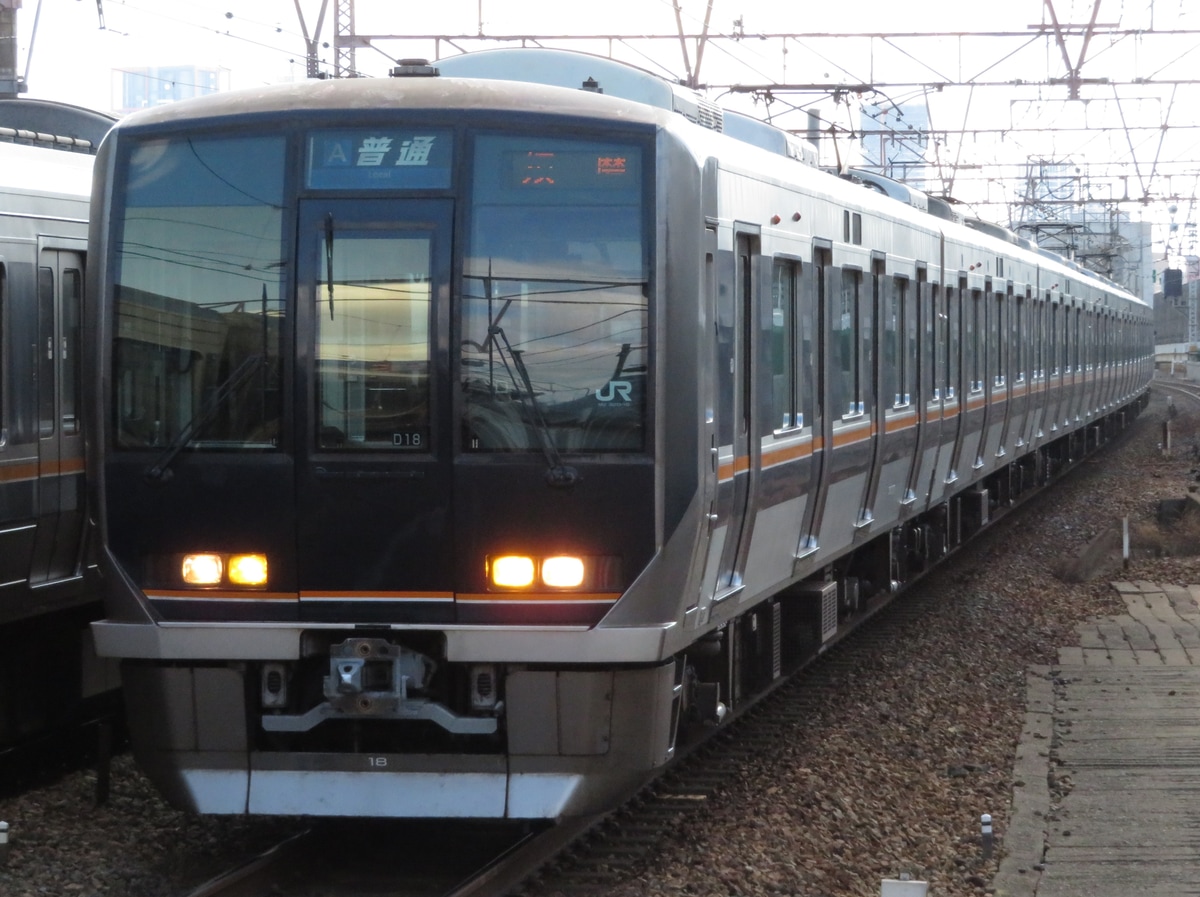 JR西日本 網干総合車両所明石支所 321系 アカD18編成