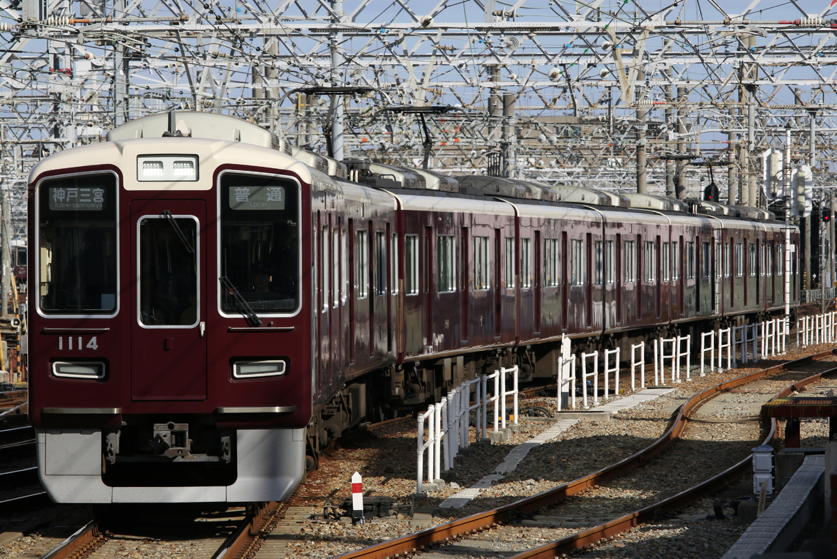 阪急電鉄 西宮車庫 1000系 1014F