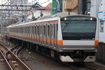 JR東日本E233系トタT7編成を国立駅で撮影した画像