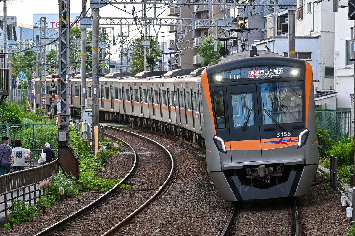 京成電鉄 高砂検車区 3100形 3155編成