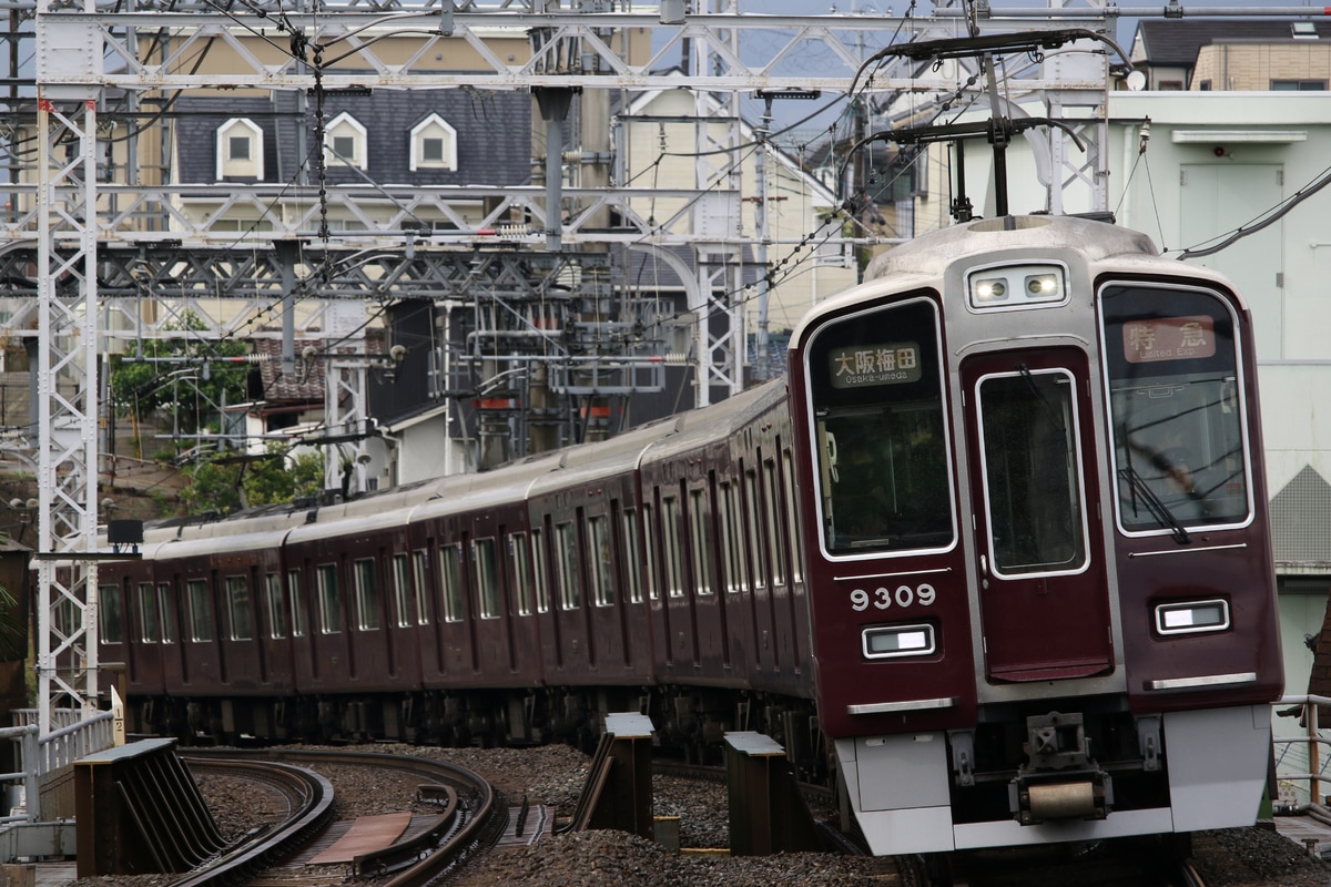 阪急電鉄 正雀車庫 9300系 9309F