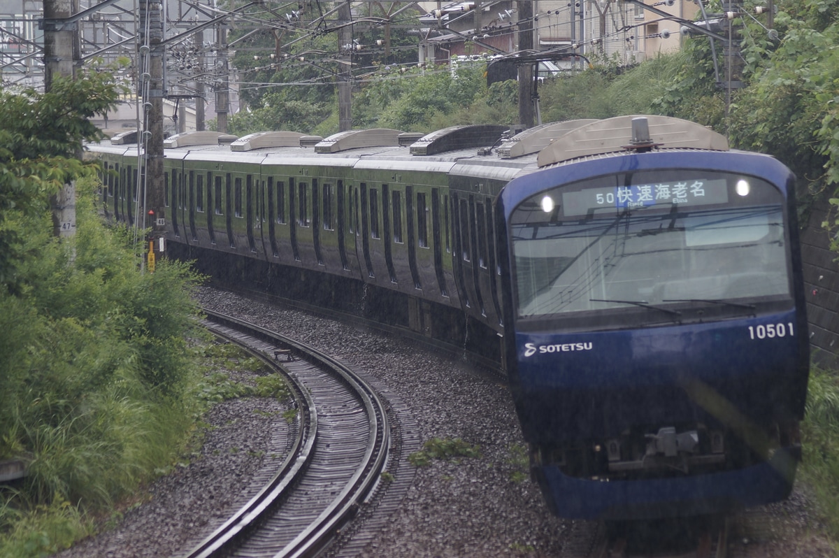 相模鉄道 かしわ台車両センター 10000系 10701f