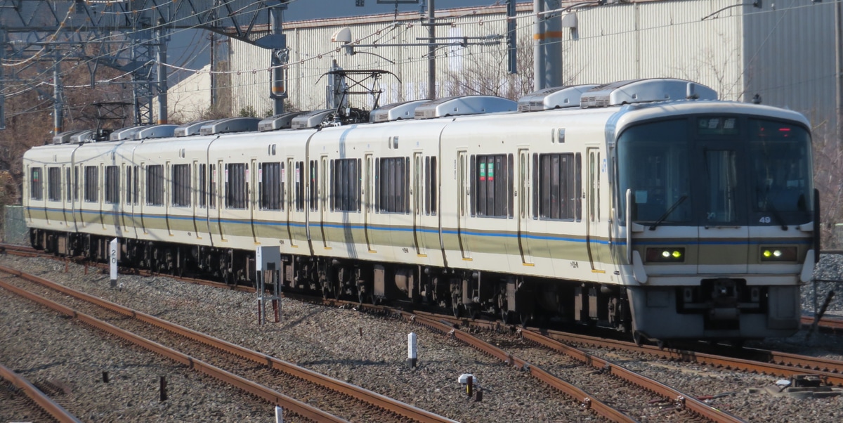 JR西日本 吹田総合車両所奈良支所 221系 NC618編成