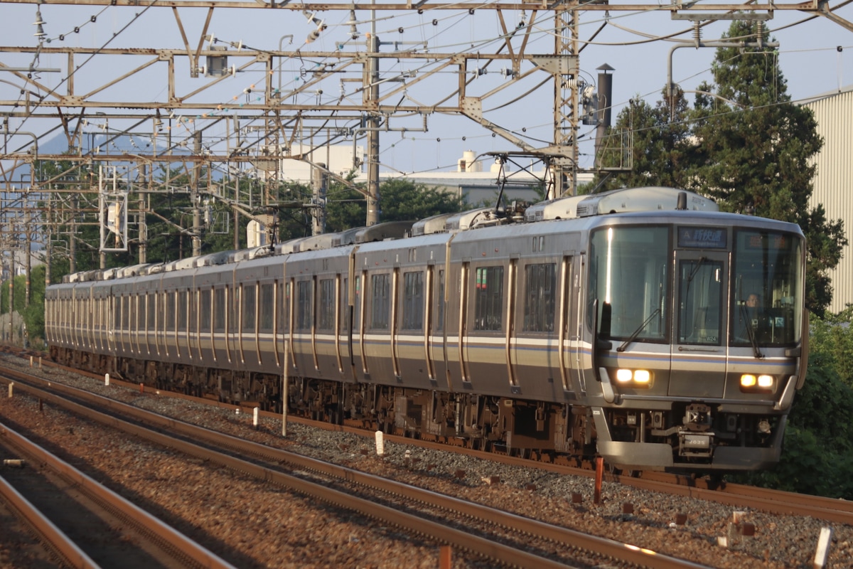 JR西日本 網干総合車両所本所 223系 ホシW24編成