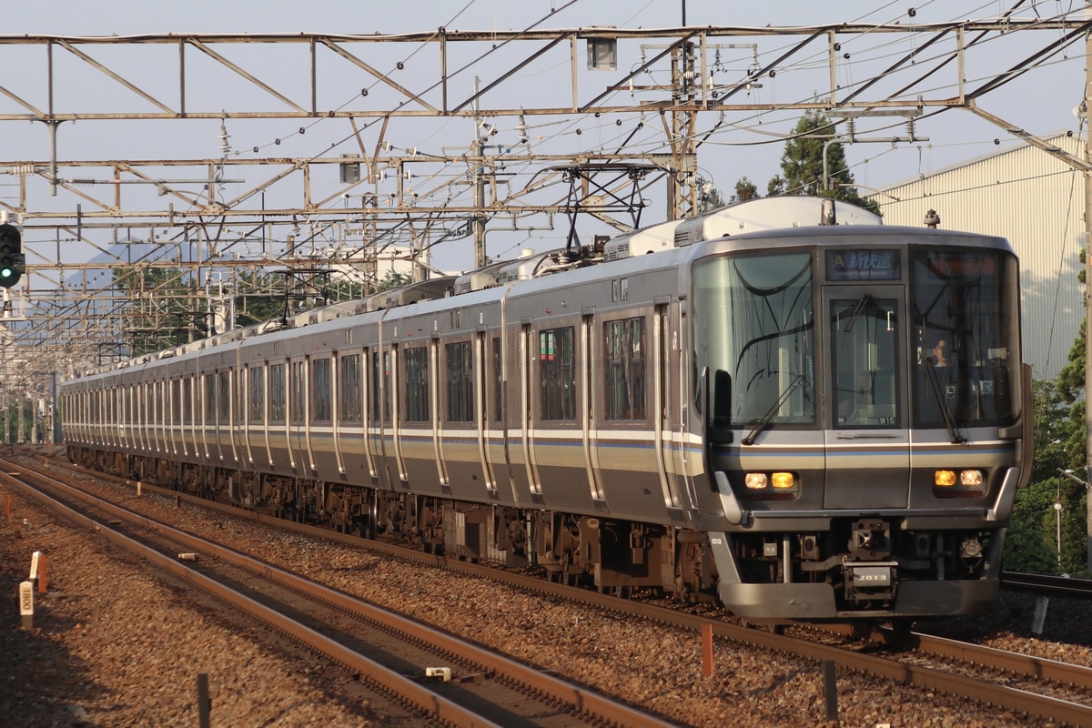 JR西日本 網干総合車両所本所 223系 ホシW15編成