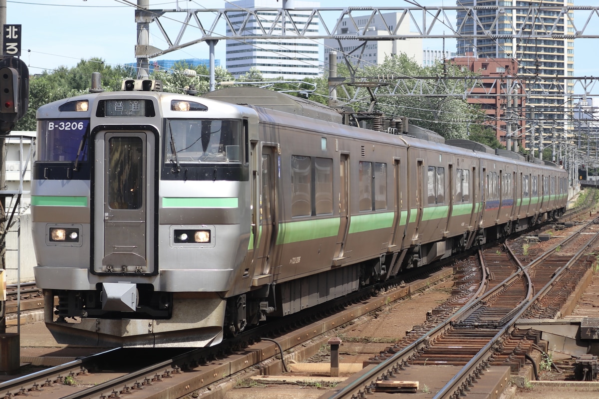 JR北海道 札幌運転所 733系 B3106編成