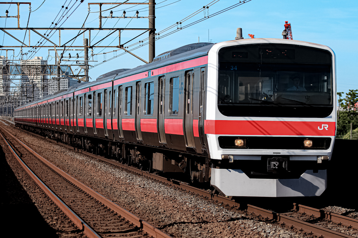 JR東日本 京葉車両センター 209系 ケヨ34編成