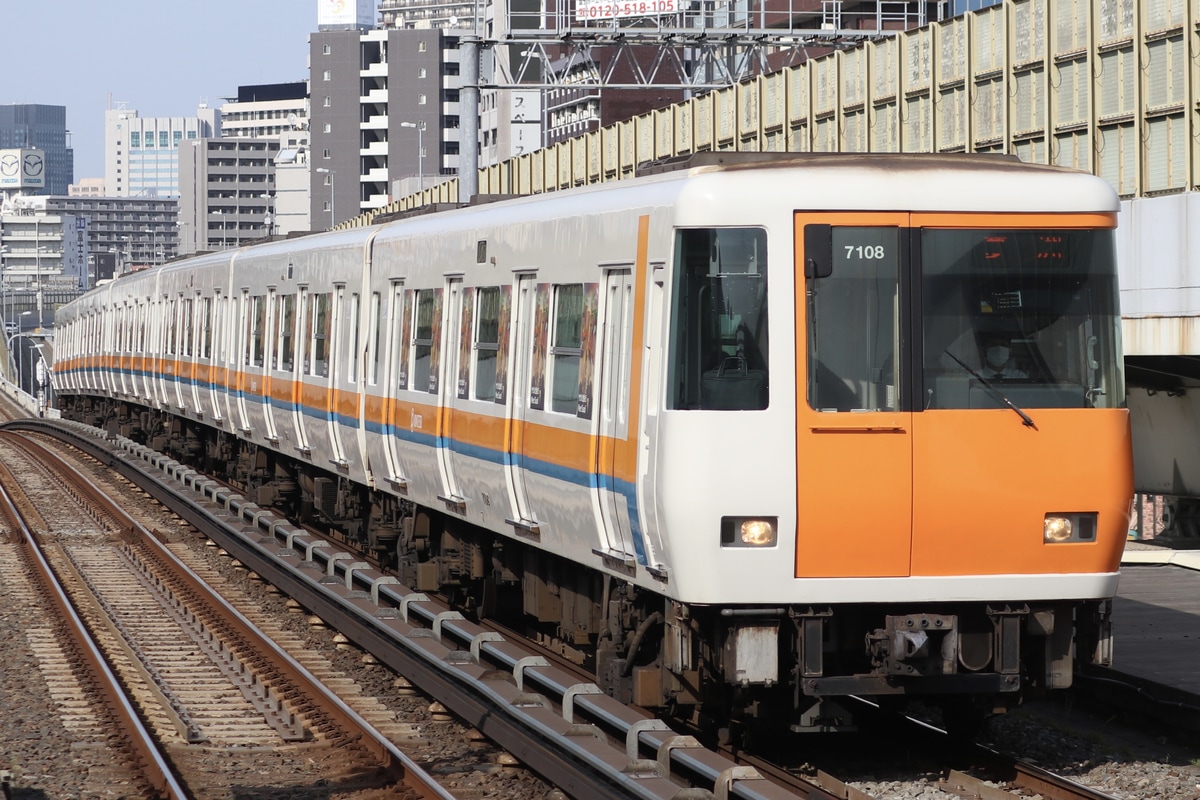 近畿日本鉄道 東花園検車区東生駒車庫 7000系 HL08