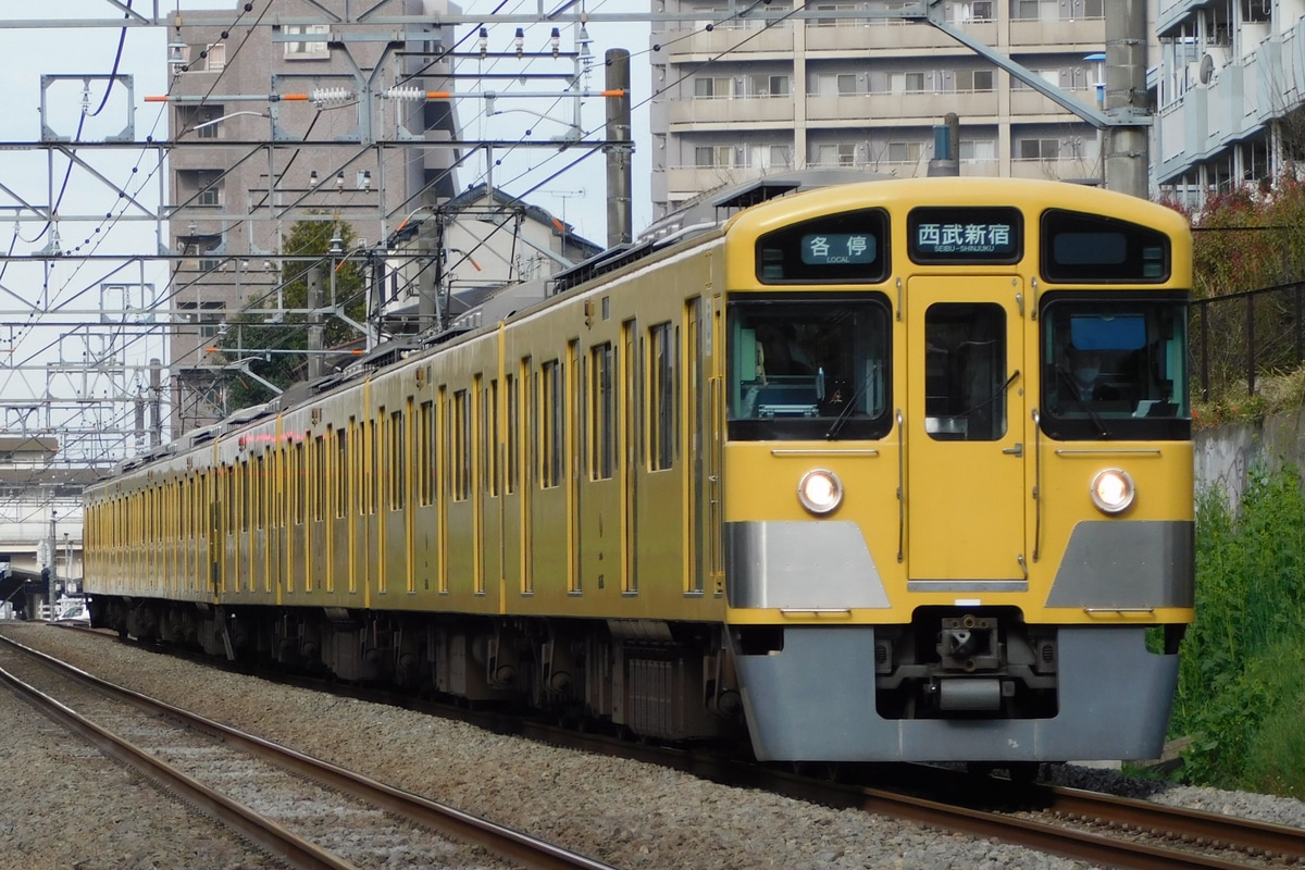 西武鉄道 玉川上水車両基地 2000系 2545F