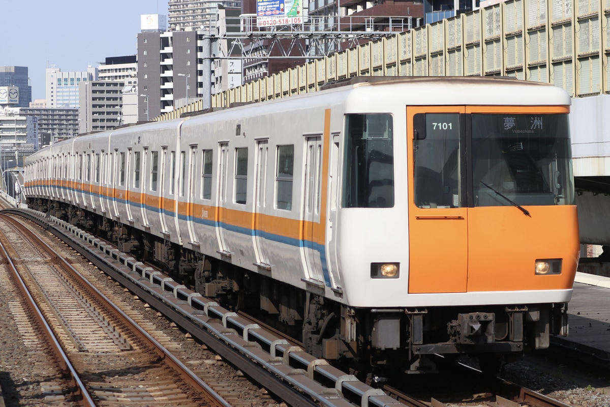 近畿日本鉄道 東花園検車区東生駒車庫 7000系 HL01