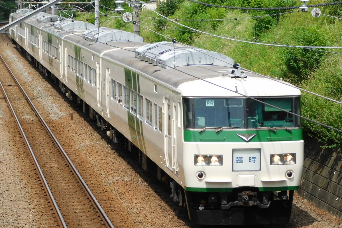JR東日本 大宮総合車両センター東大宮センター 185系 オオB6編成
