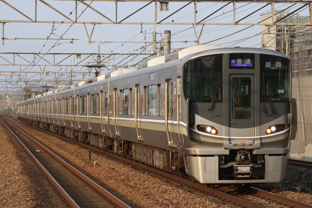 JR西日本 網干総合車両所本所 225系 ホシL4編成