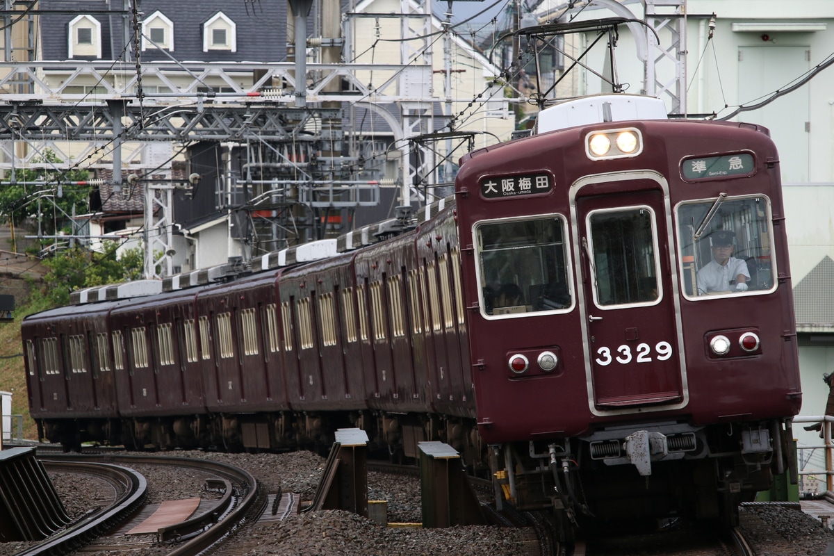 阪急電鉄 正雀車庫 3300系 3329F