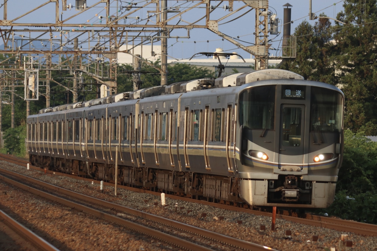 JR西日本 網干総合車両所本所 225系 ホシU7編成