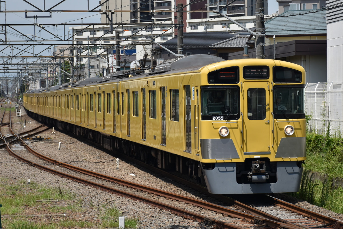 西武鉄道 南入曽車両基地 2000系 2055F