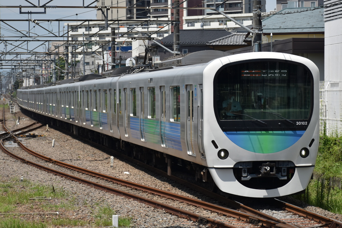 西武鉄道 玉川上水車両基地 30000系 30102F