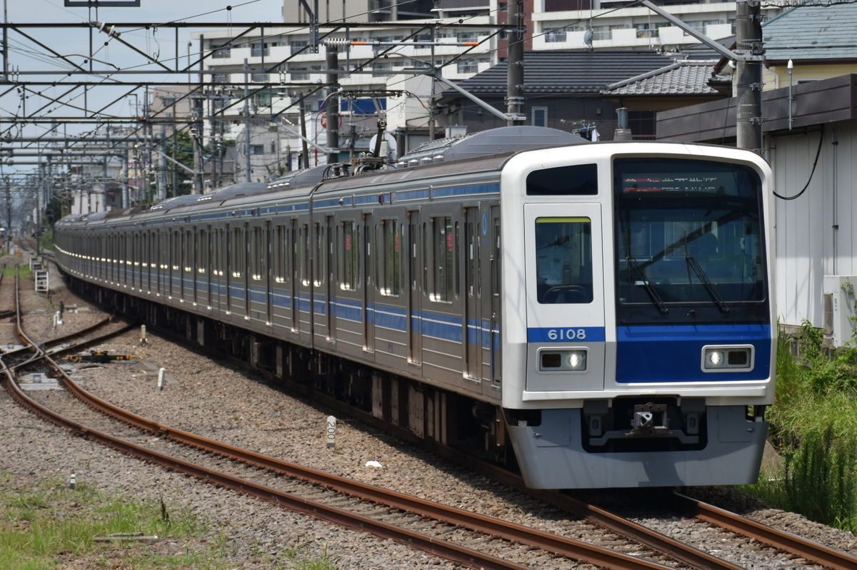 西武鉄道 玉川上水車両基地 6000系 6108F