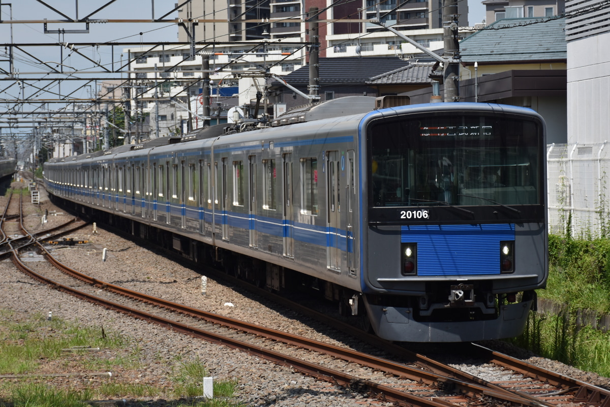 西武鉄道 玉川上水車両基地 20000系 20106F