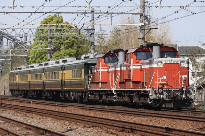 網干総合車両所宮原支所DD51形DD51-1191を長岡京～山崎間で撮影した写真