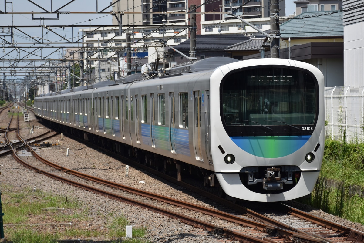 西武鉄道 南入曽車両基地 30000系 38108F