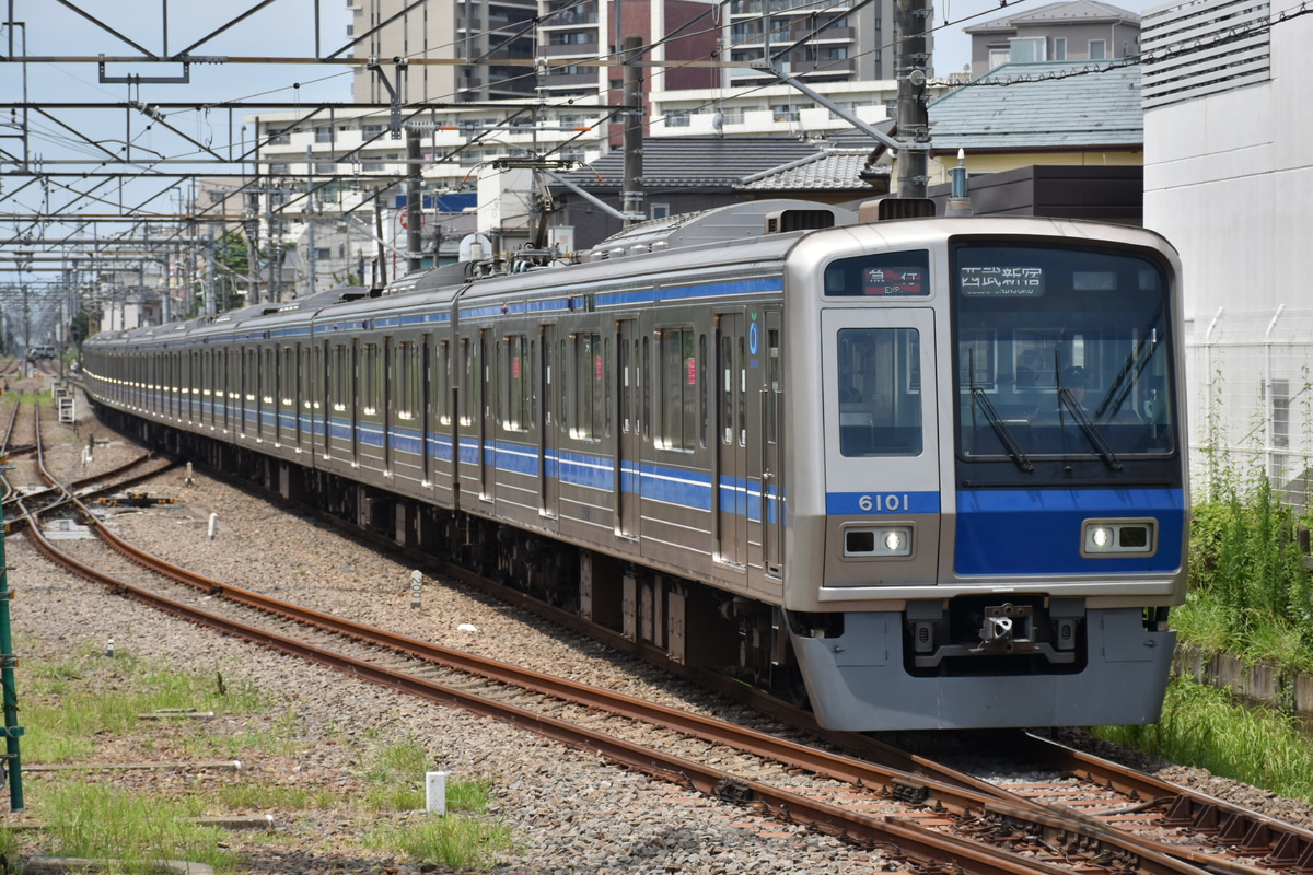 西武鉄道 玉川上水車両基地 6000系 6101F
