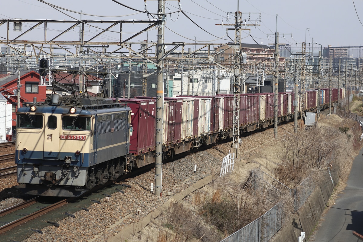 JR貨物 新鶴見機関区 EF65形 EF65-2083