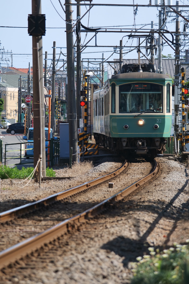 江ノ島電鉄 極楽寺検車区 20形 22F