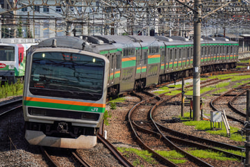 JR東日本E231系ヤマU541編成を倉賀野～高崎間で撮影した画像