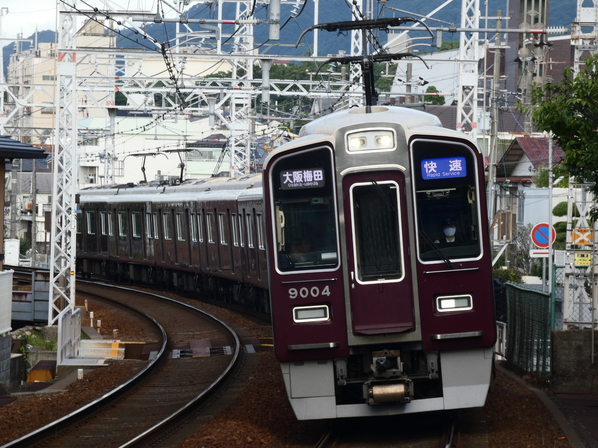 阪急電鉄 西宮車庫 9000系 9004F