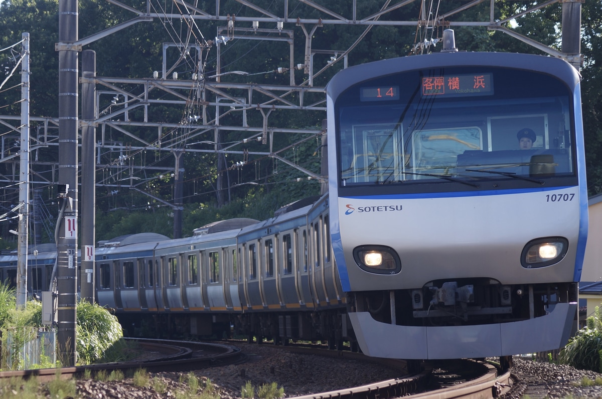 相模鉄道 かしわ台車両センター 10000系 10707f