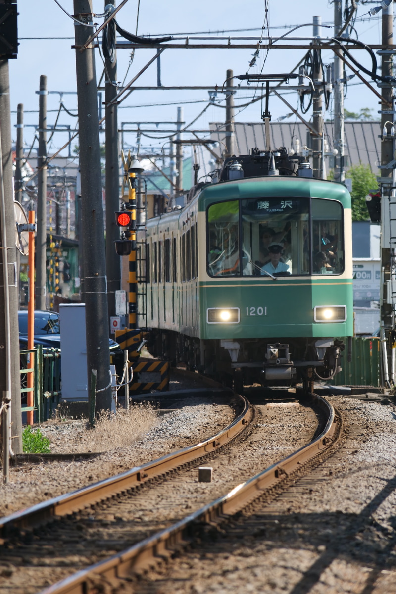 江ノ島電鉄 極楽寺検車区 1000形 1201F
