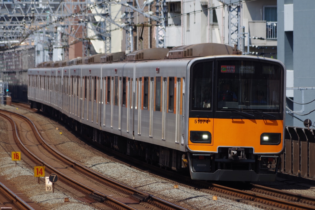東武鉄道 森林公園検修区 50070型 51074編成